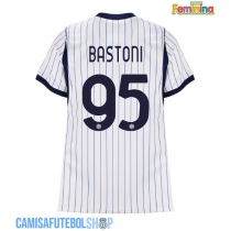 Camisa de time de futebol Inter Milan Alessandro Bastoni #95 Replicas 2º Equipamento Feminina 2026-27 Manga Curta